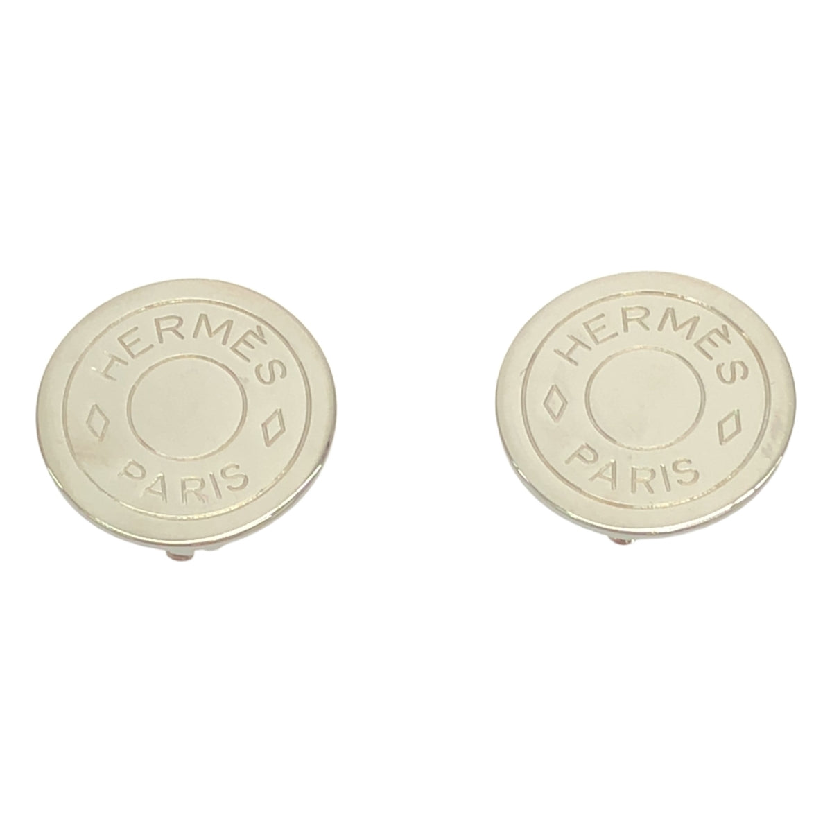 HERMES / エルメス | セリエ マーク イヤリング | シルバー | レディース