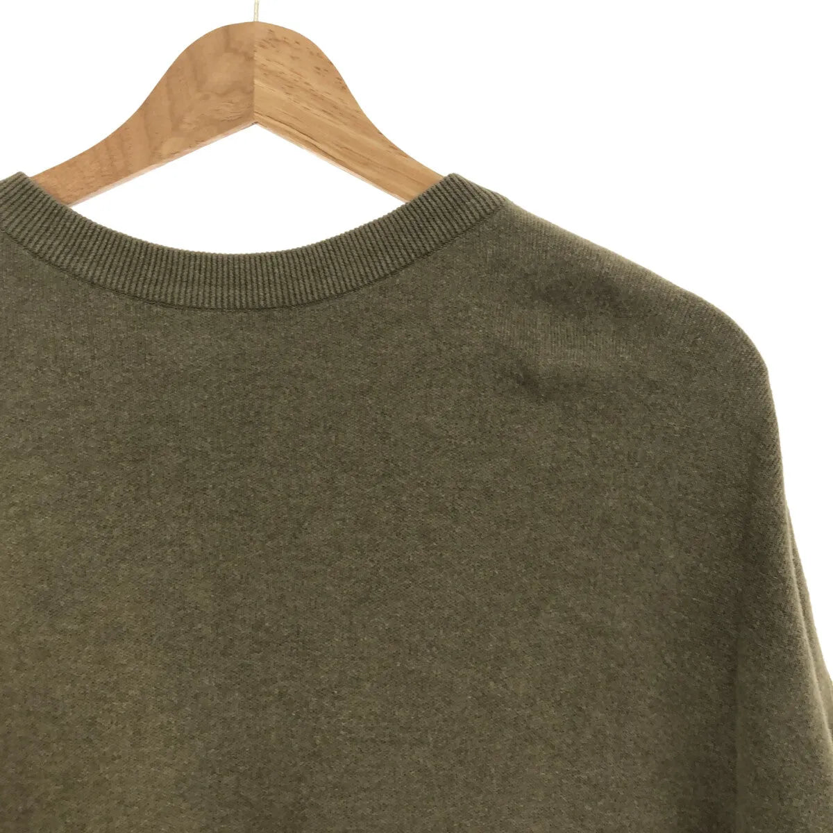 羅恩赫爾曼 |棉質圓領開衩針織衫 | XS |綠色 |女性的