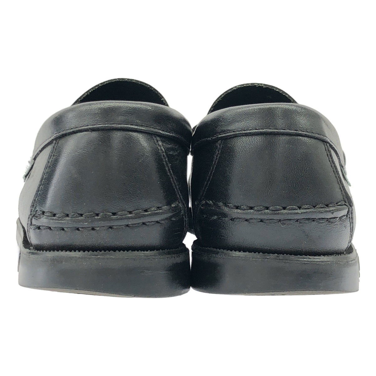 Paraboot / 파라부츠 | CORAUX 가죽 코인 로퍼 | 6.5 | 블랙 | 남성