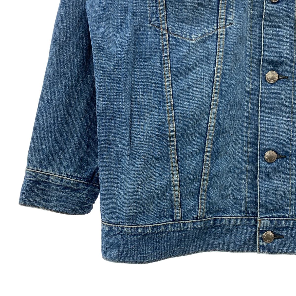 HYKE / ハイク | TYPE-3 BIG FIT オーバーサイズ デニムジャケット | 2 | インディゴ | レディース