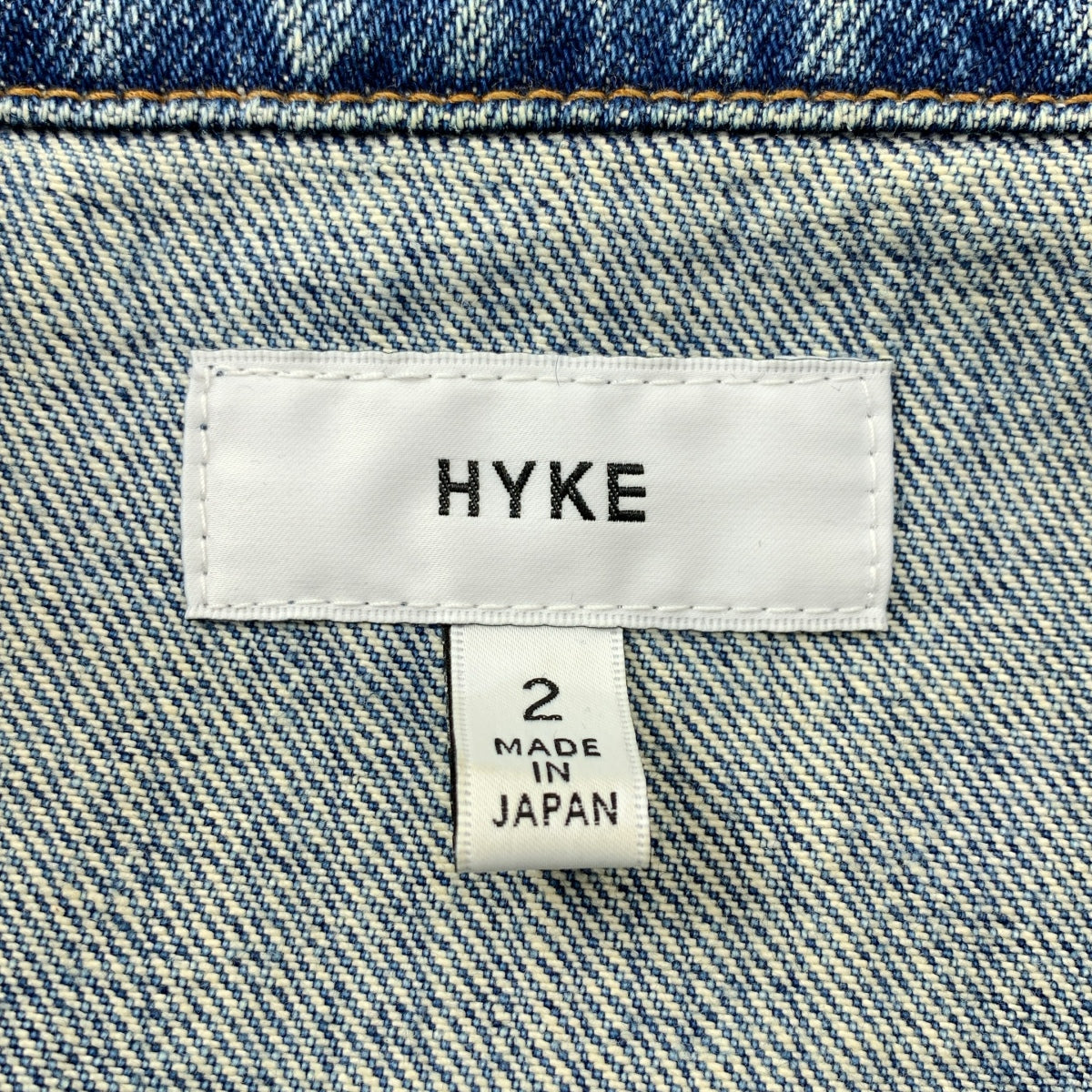 HYKE / ハイク | TYPE-3 BIG FIT オーバーサイズ デニムジャケット | 2 | インディゴ | レディース