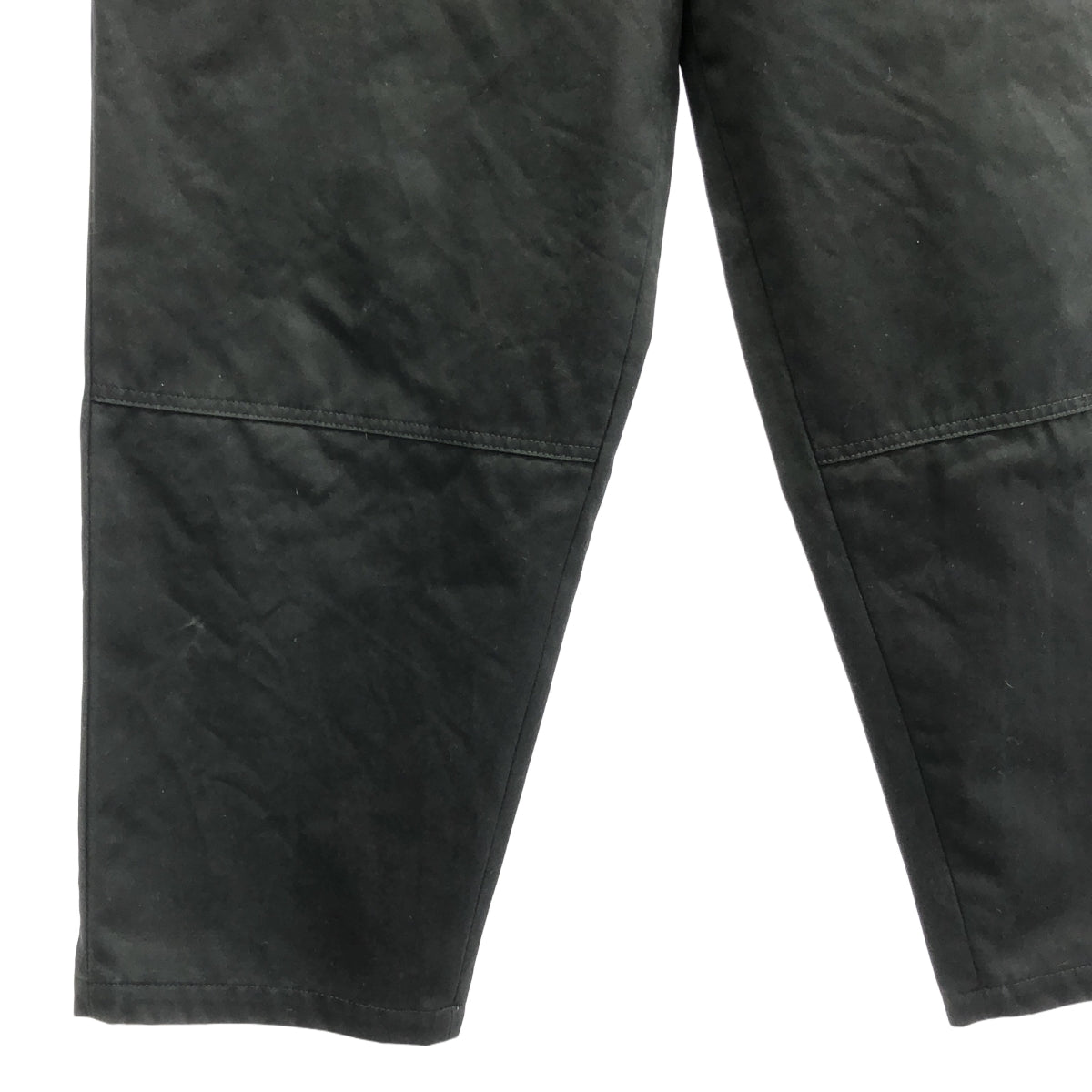 YOHJI YAMAMOTO POUR HOMME / ヨウジヤマモトプールオム | 2020AW | ドローストフロントパネルストリング ワイドパンツ | 1 | ブラック | メンズ