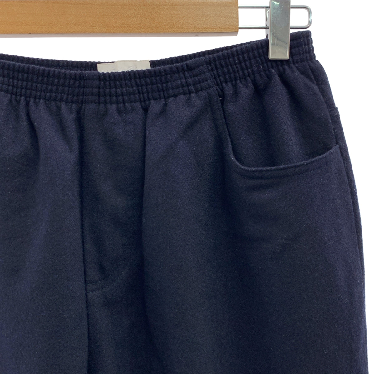 CELLAR DOOR / セラドアー | ウール イージーパンツ | 46 | ネイビー