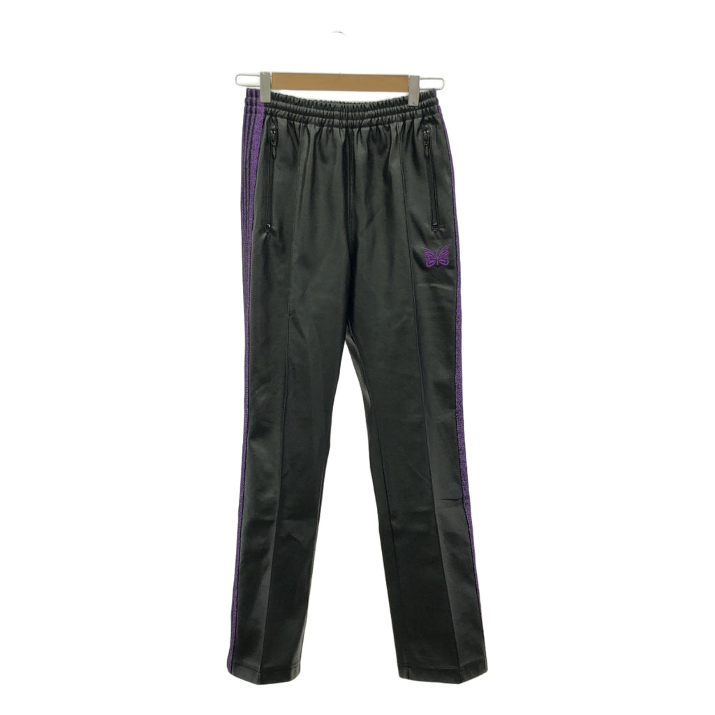 【미품】 Needles / 니들스 | Narrow Track Pant-Synthetic / 빠삐용 저지 트랙 팬츠 | XS | 블랙 | 남성