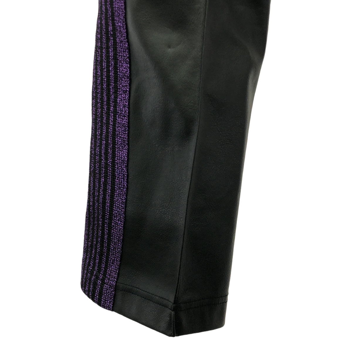 【美品】  Needles / ニードルス | Narrow Track Pant-Synthetic / パピヨン ジャージ トラックパンツ | XS | ブラック | メンズ