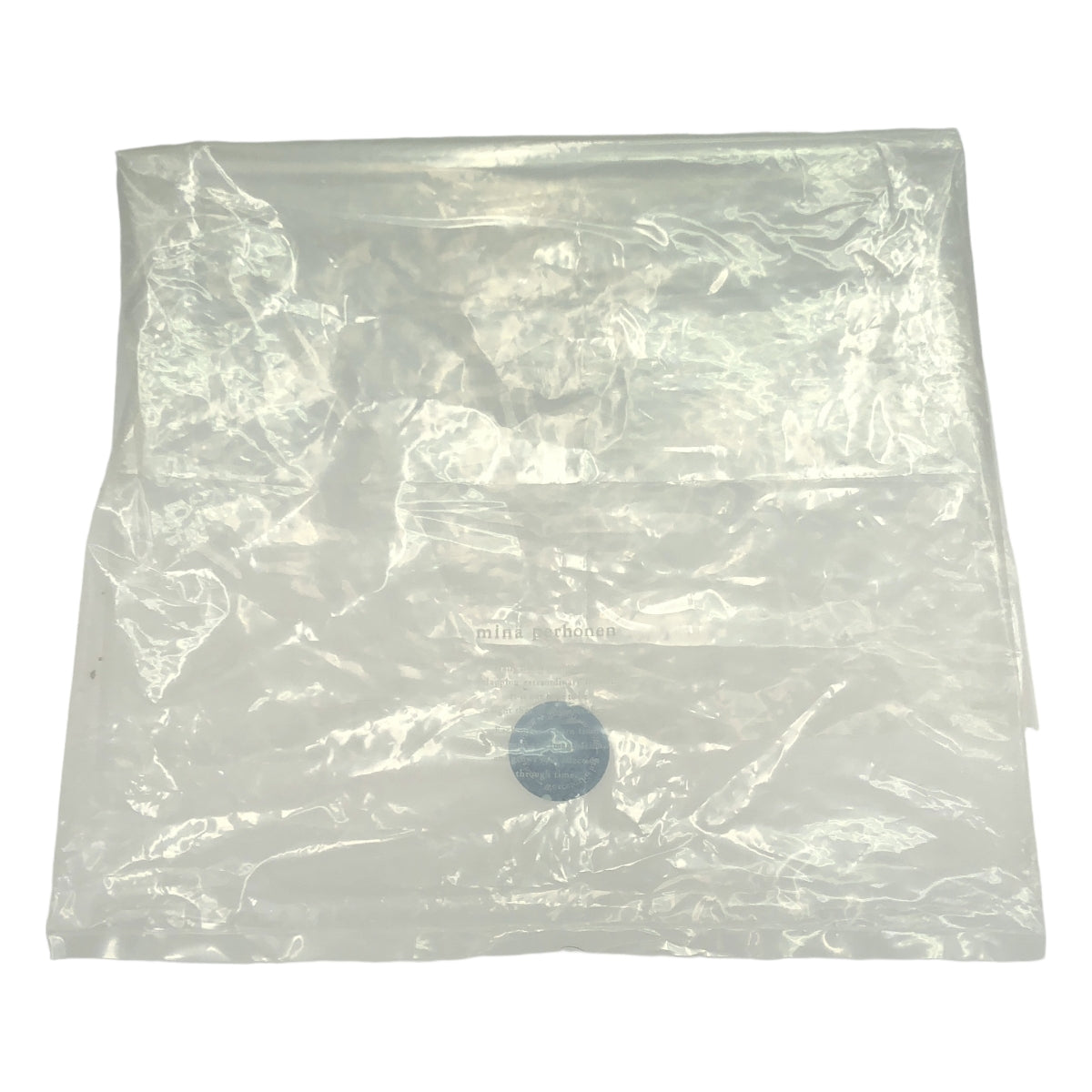 mina perhonen / ミナペルホネン | 2018AW | forest parade ウール ヘリンボーン ケープ風 コート | 36 | ネイビー / ホワイト | レディース