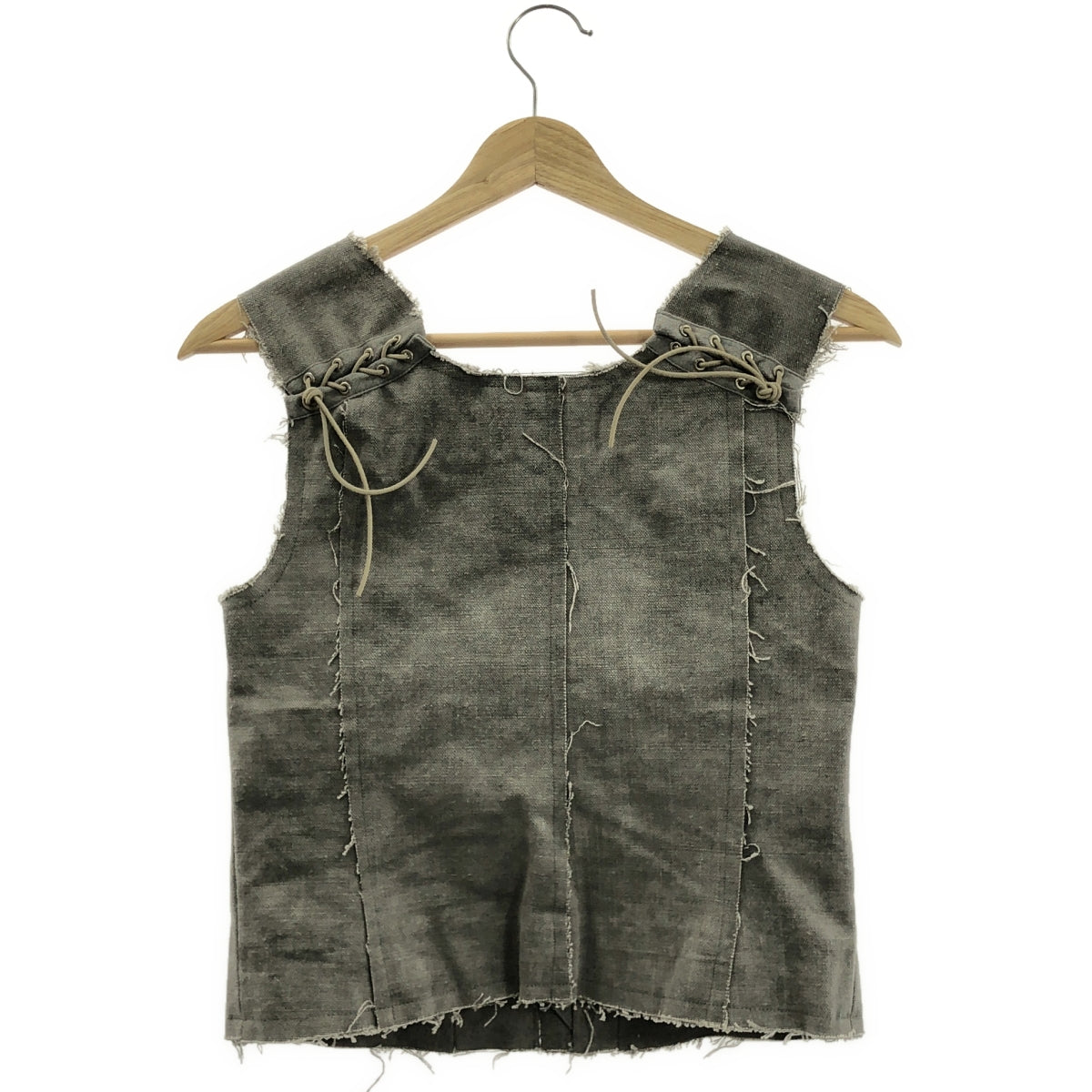 OUR LEGACY / 아워 레거시 | 2024SS | TOUGH VEST 코튼 레이스 업 베스트 | 34 | 여성