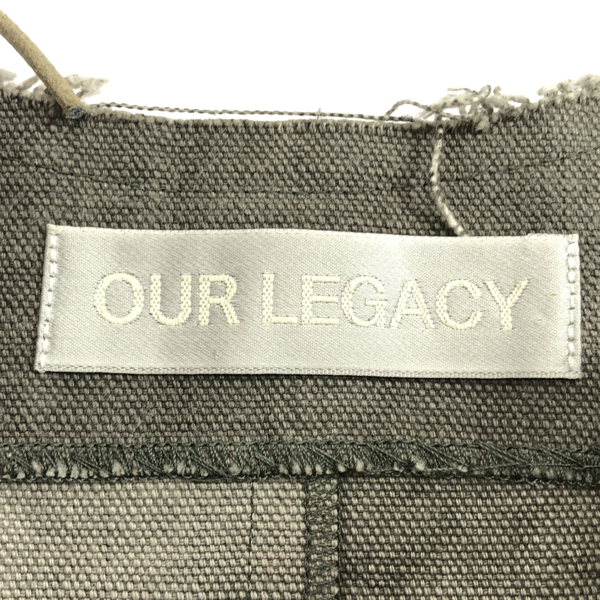 OUR LEGACY / 아워 레거시 | 2024SS | TOUGH VEST 코튼 레이스 업 베스트 | 34 | 여성