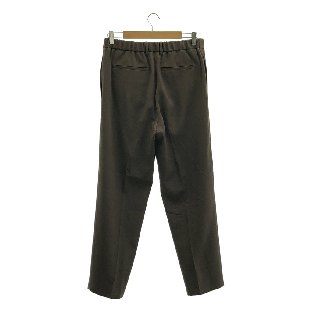 【近全新】JIL SANDER | 2022秋冬系列 | 羊毛斜紋錐形褲 | 46碼 | 棕色 | 男士