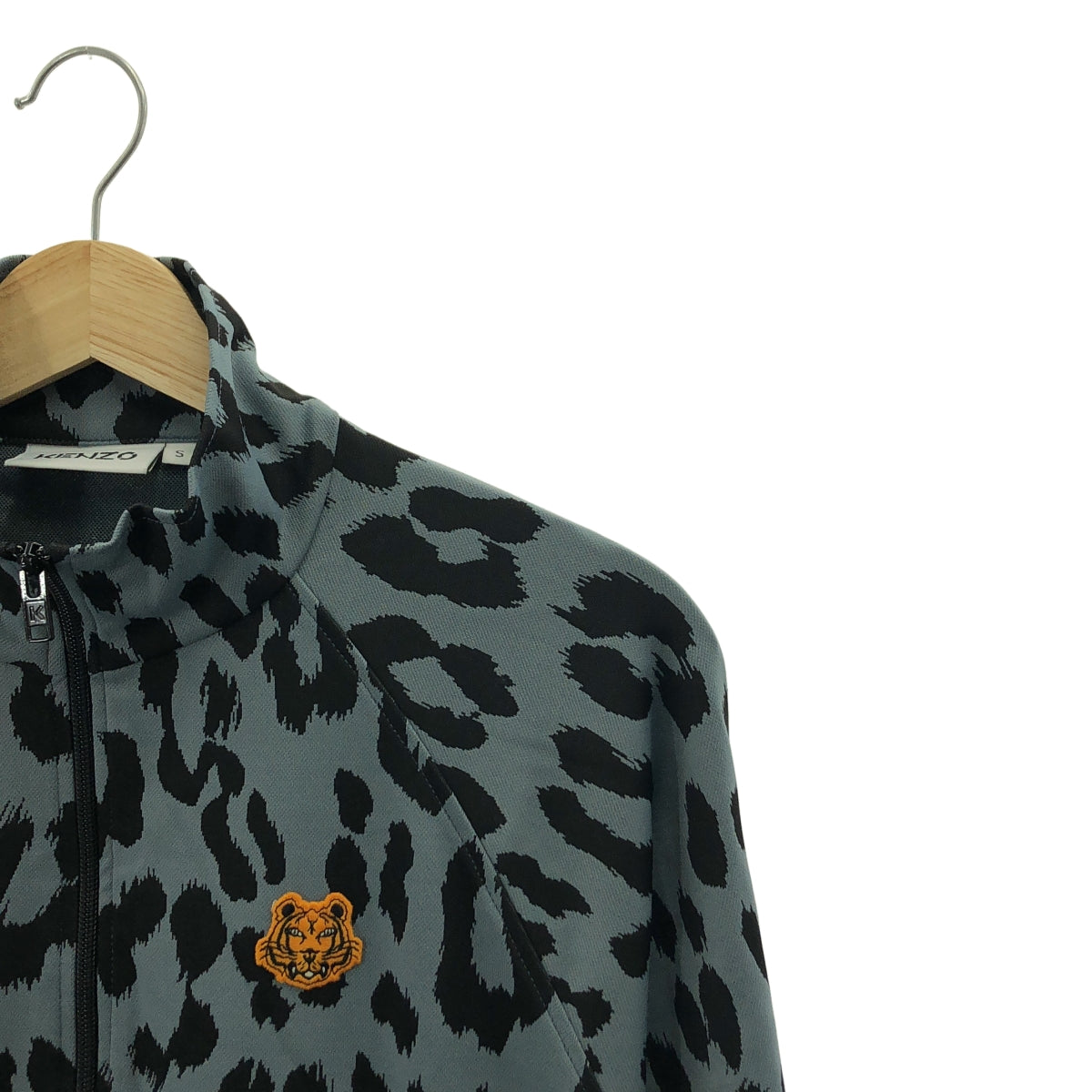 KENZO / 켄조 | 레오파드 총 무늬 트럭 재킷 | S | 블루 계열 | 남성