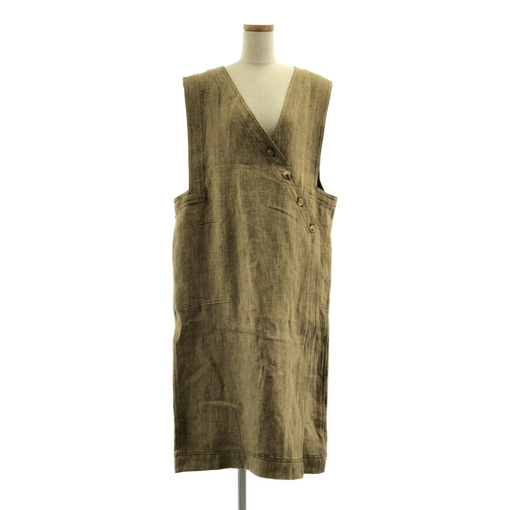 TODAYFUL / 투데이풀 | Asymmetry Linen Vest 비대칭 린넨 베스트 | 38 |