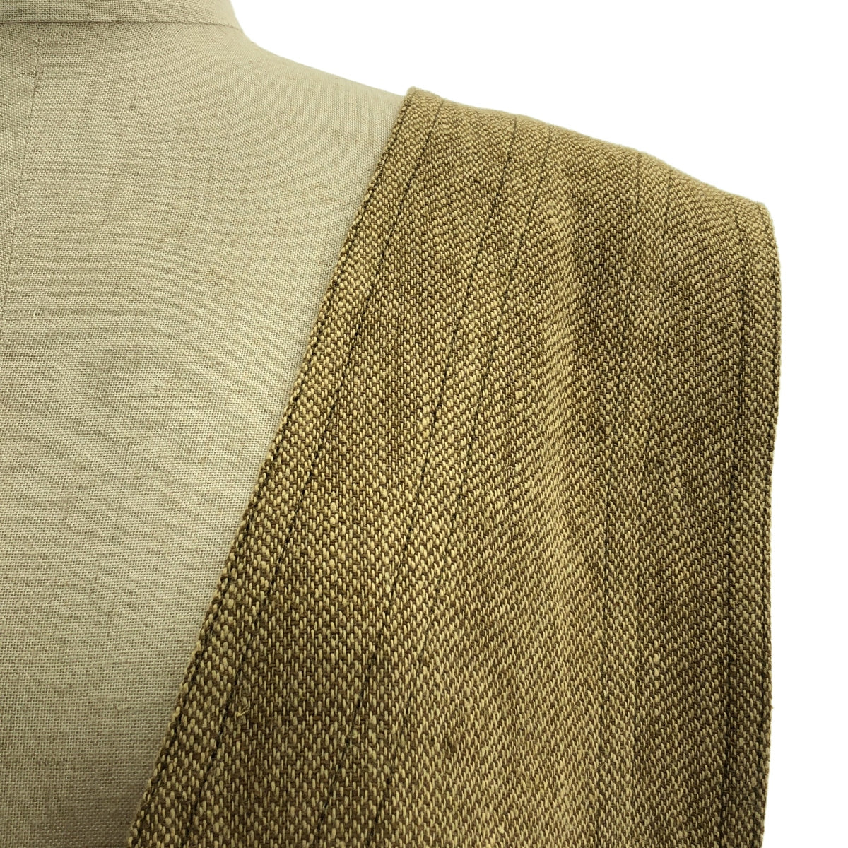 TODAYFUL | 不對稱亞麻背心 | 38碼 | 米色 | 女款