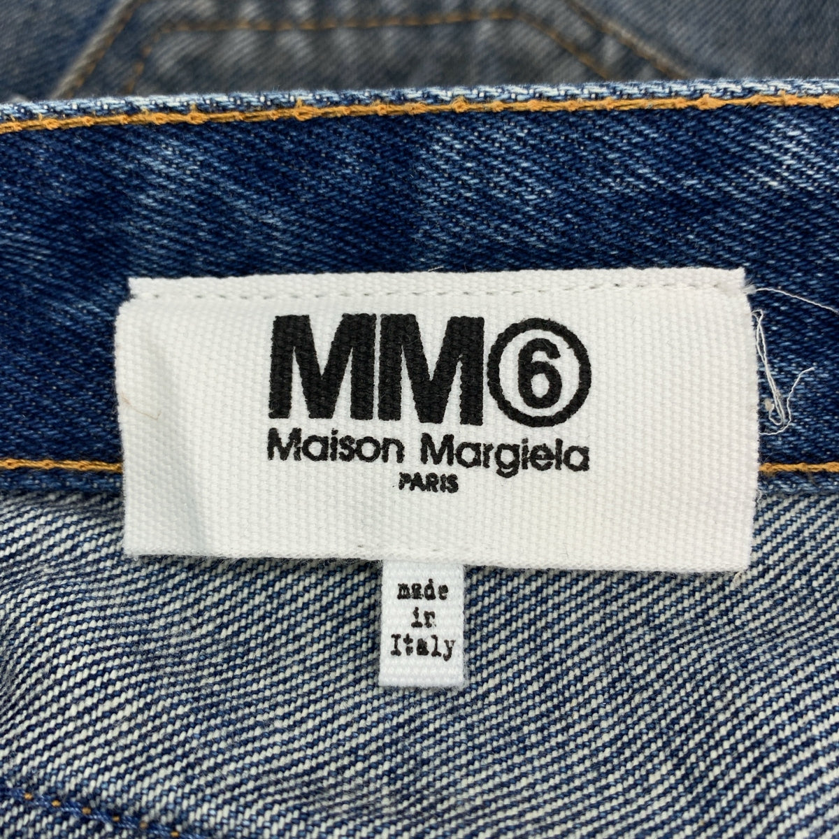 MM6 Maison Margiela / 엠엠 식스 메종 마르제라 | 2022AW | 데미지 가공 재구성 워시 데님 팬츠 | 25 | 여성