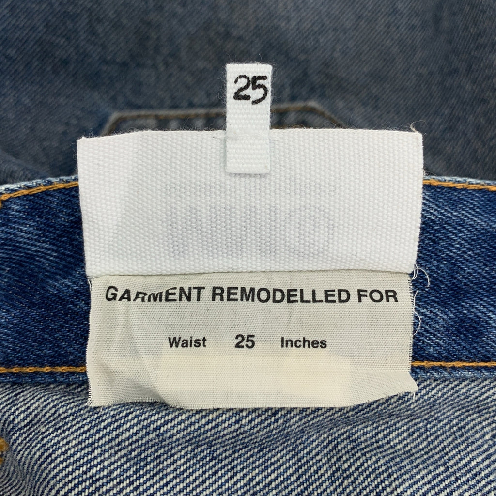 MM6 Maison Margiela / エムエムシックスメゾンマルジェラ | 2022AW | ダメージ加工 再構築 ウォッシュ デニムパンツ | 25 | レディース