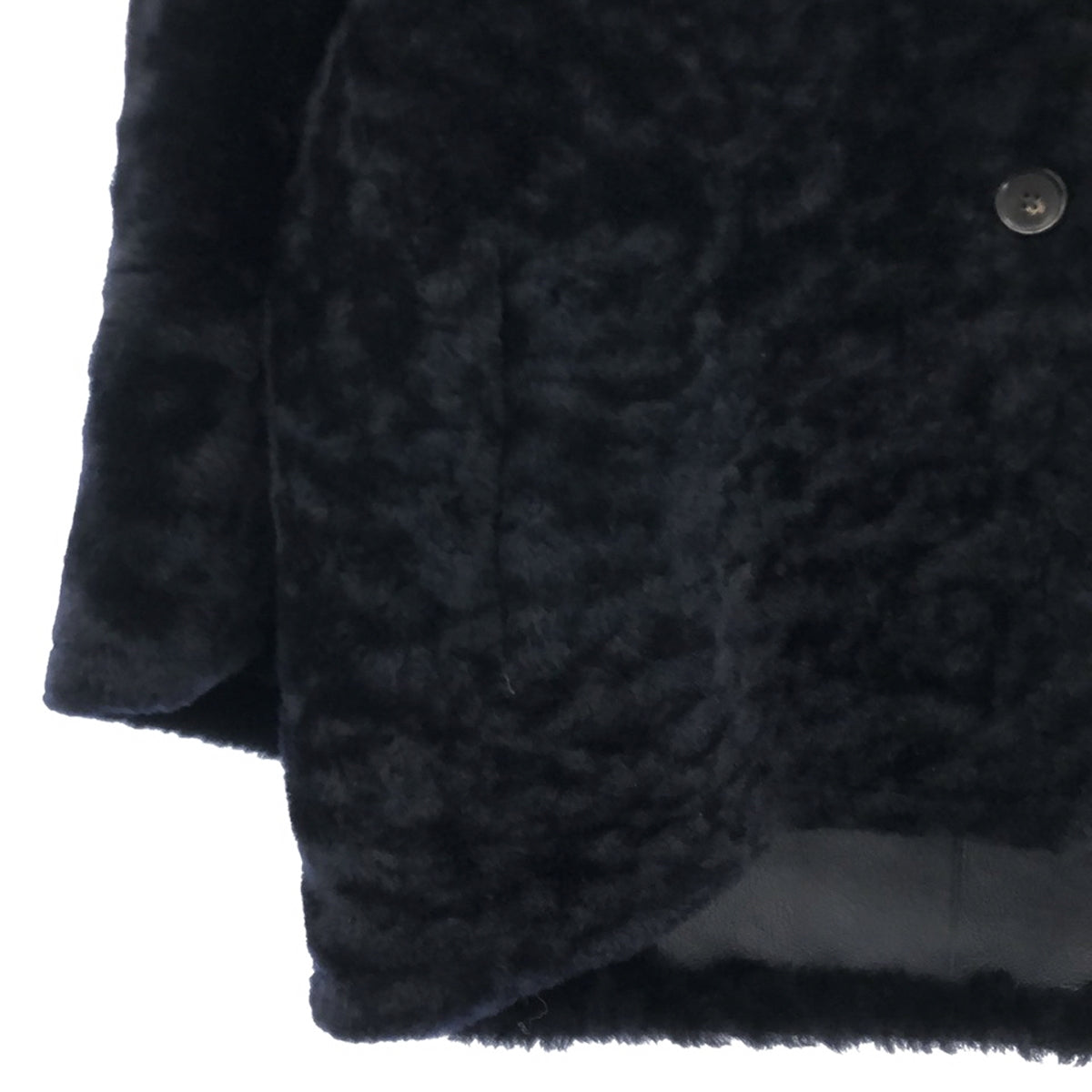 【미품】 JIL SANDER / 질 썬더 | 무톤 노 컬러 리버시블 재킷 | 34 | 네이비 | 여성