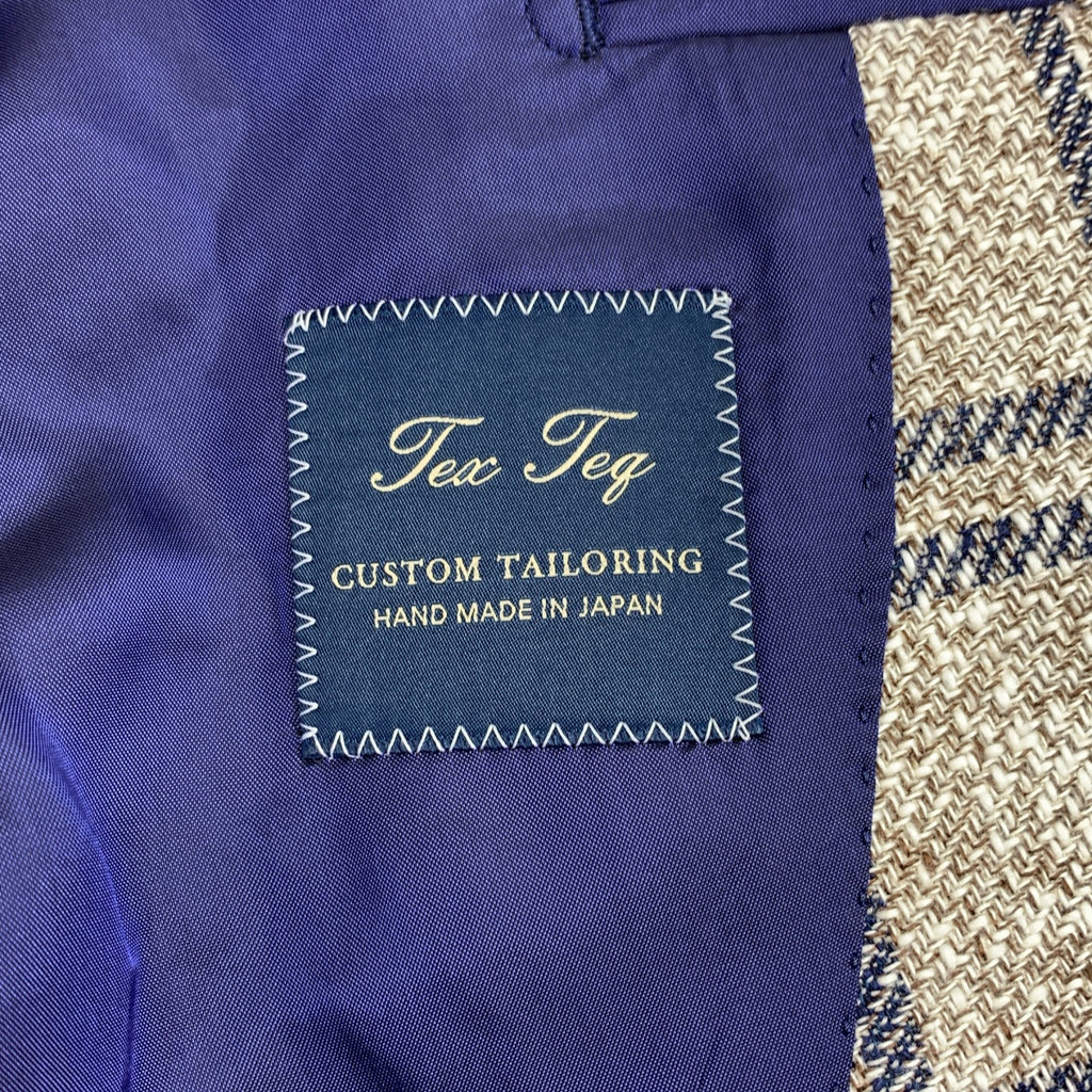 Tex Teq / テックステック | チェック テーラードジャケット |