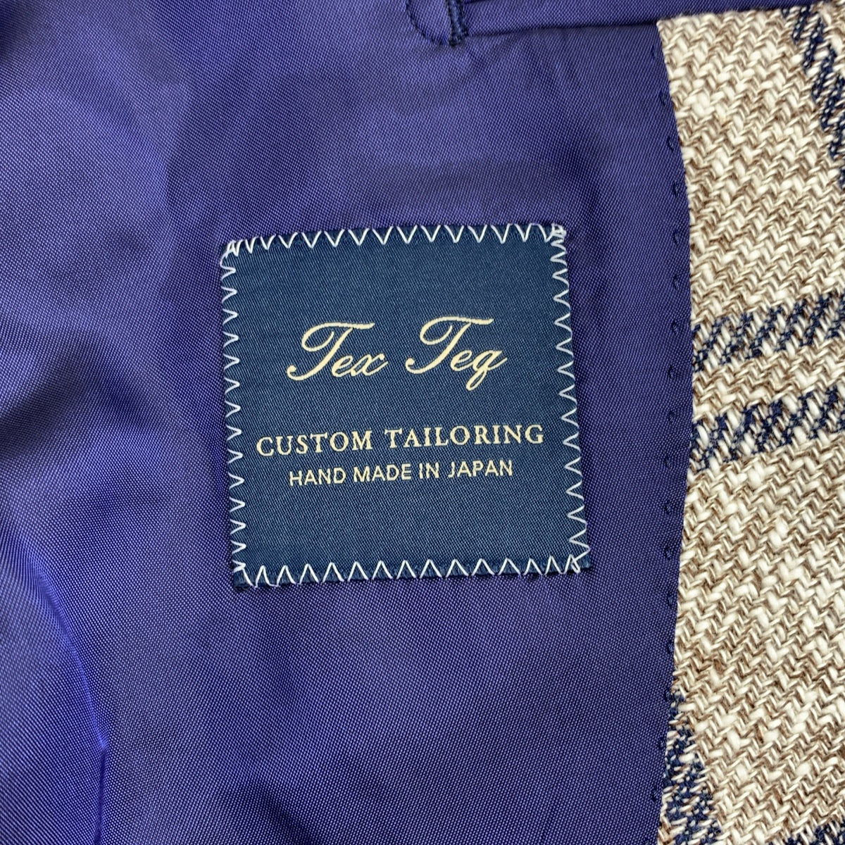 Tex Teq / テックステック | チェック テーラードジャケット |