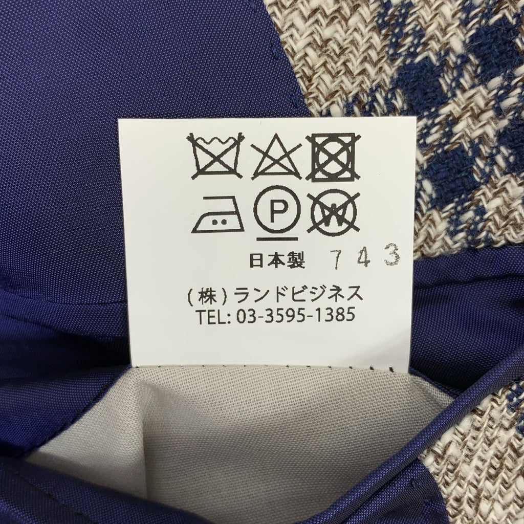 Tex Teq / テックステック | チェック テーラードジャケット |