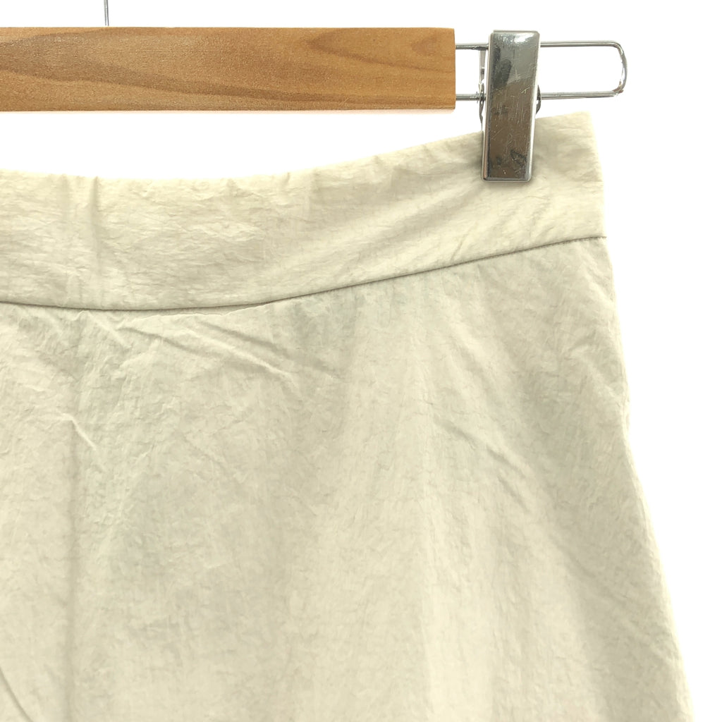 ATON / エイトン | HAND DYED NYLON FLARED SKIRT ハンドダイ ナイロン フレアスカート | 01 | レディース