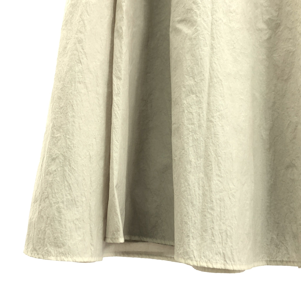 ATON / エイトン | HAND DYED NYLON FLARED SKIRT ハンドダイ ナイロン フレアスカート | 01 | レディース