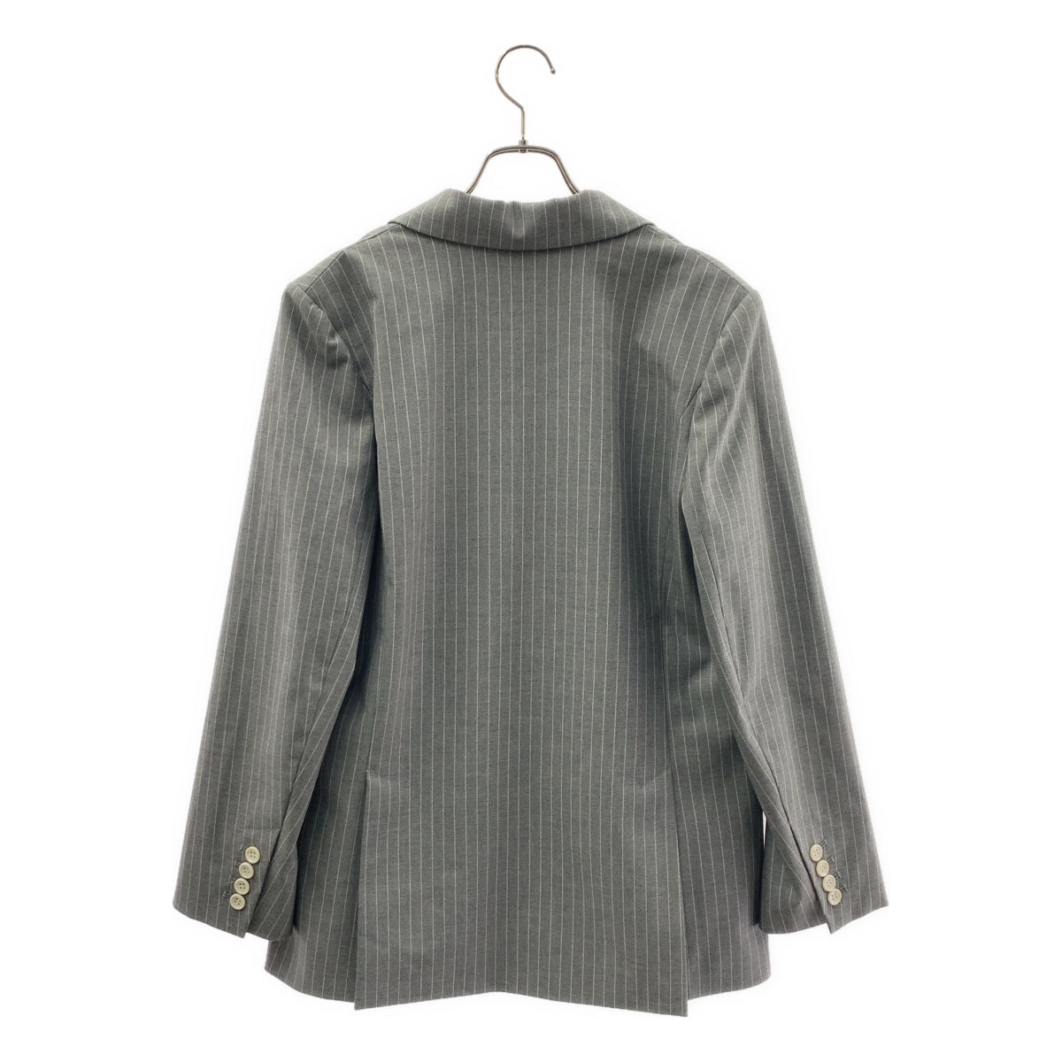 LaTotalite | 2024 秋冬系列 | 條紋單扣修身外套 | 尺寸 36 |