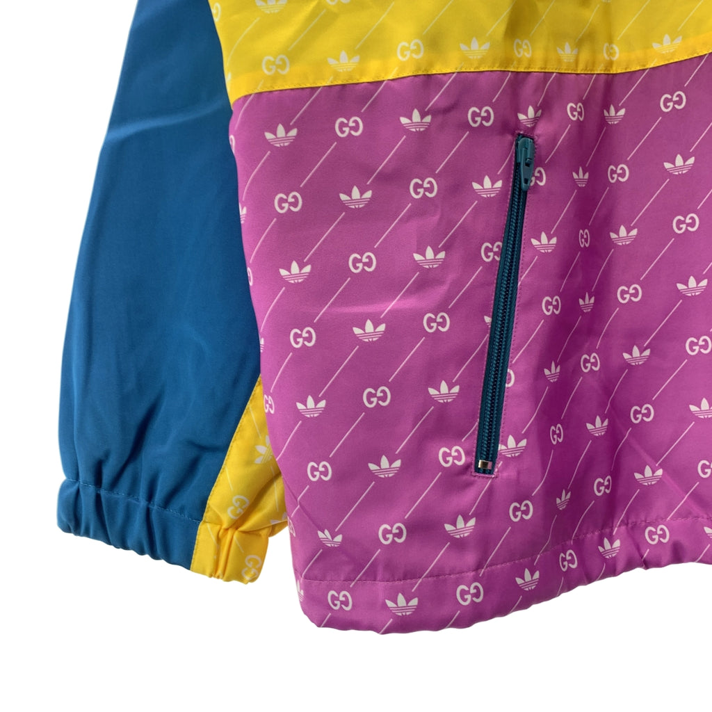 GUCCI | 2022 春夏 | x adidas GG 三葉草標誌連帽外套 | 尺寸 48 |