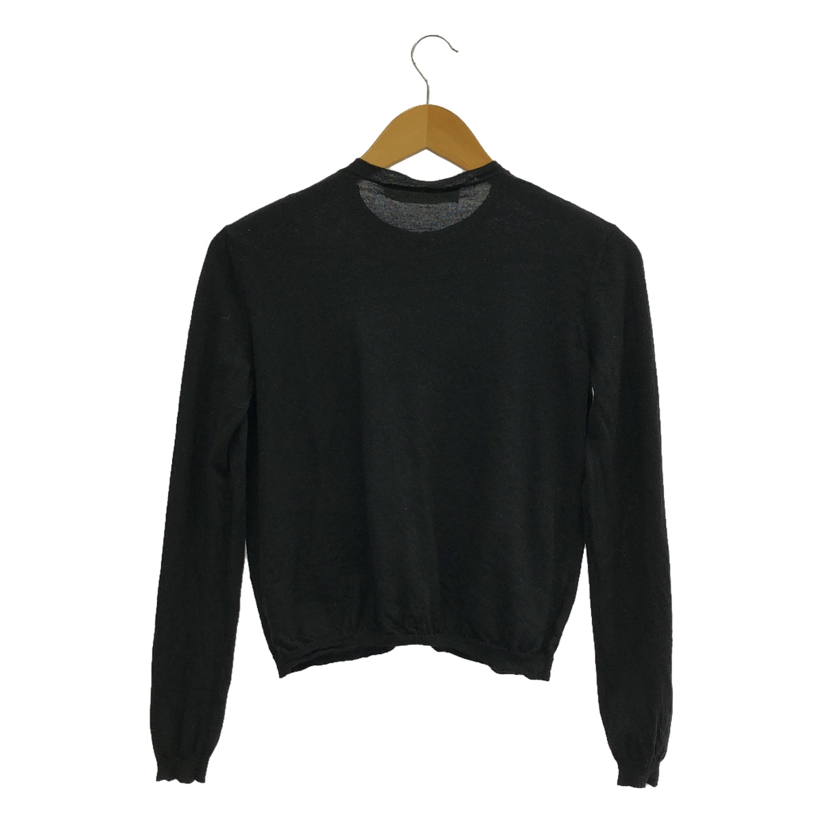 MARNI / Marni | Round neck knit cardigan | 38 | Black | Women's