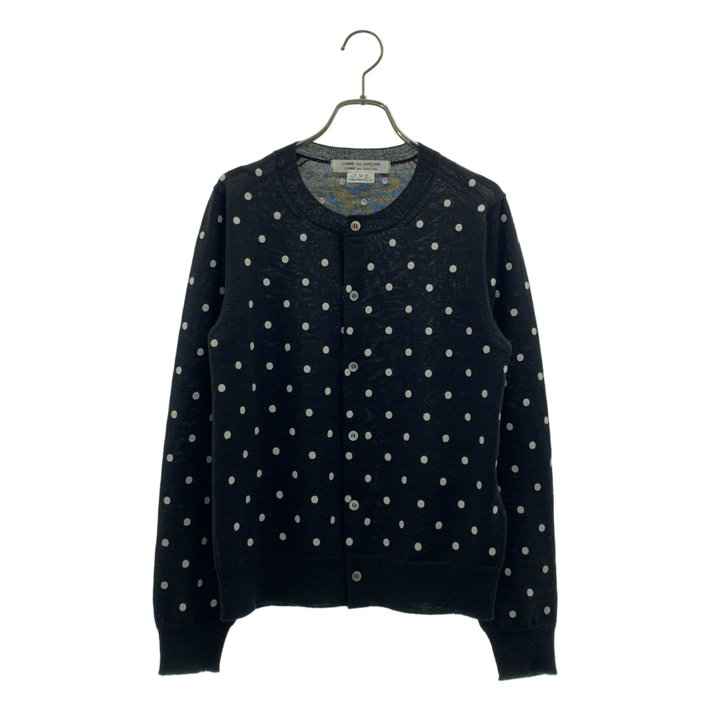 COMME des GARCONS COMME des GARCONS / コムコム | 2025AW | ドット エンブロイダリー クルーネック カーディガン | M | レディース