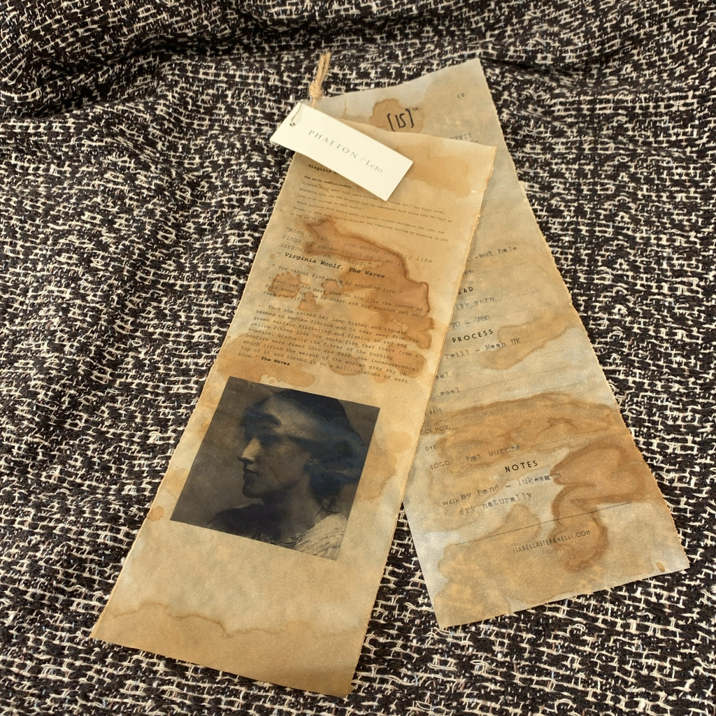 ISABELLA STEFANELLI / イザベラステファネリ | Virginia Coat hand woven ヴァージニア シルク混 手織り コート |