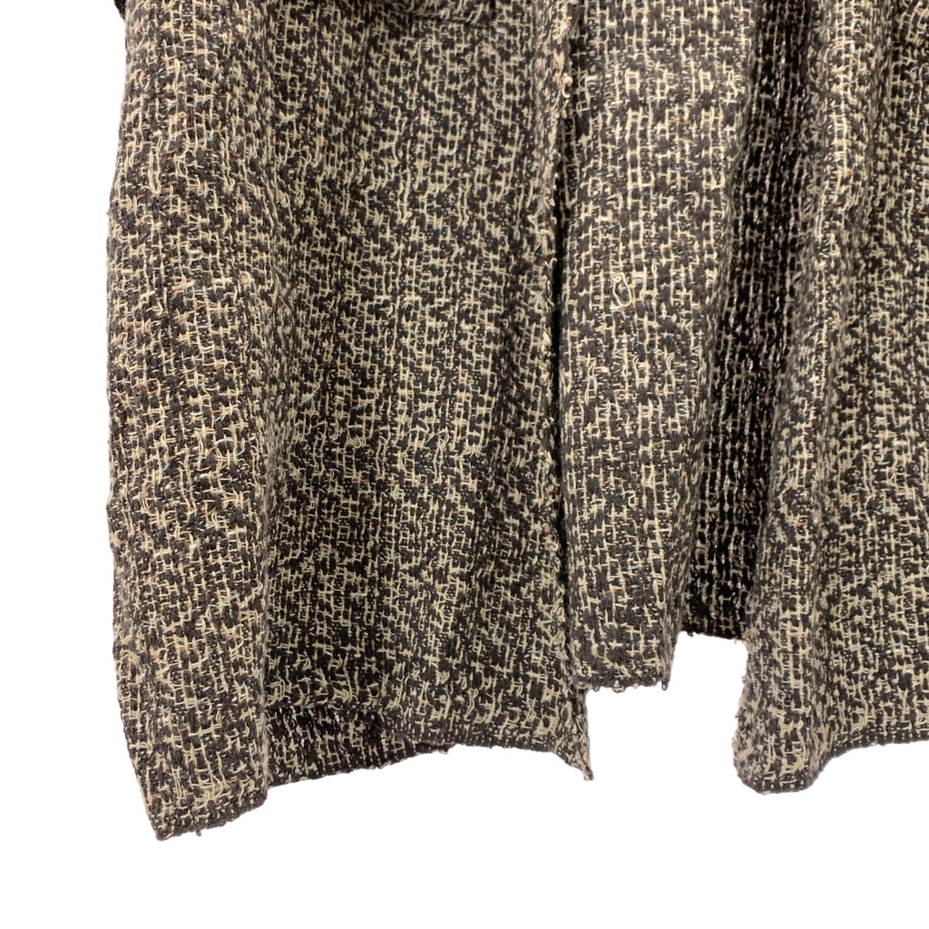 ISABELLA STEFANELLI / イザベラステファネリ | Virginia Coat hand woven ヴァージニア シルク混 手織り コート |