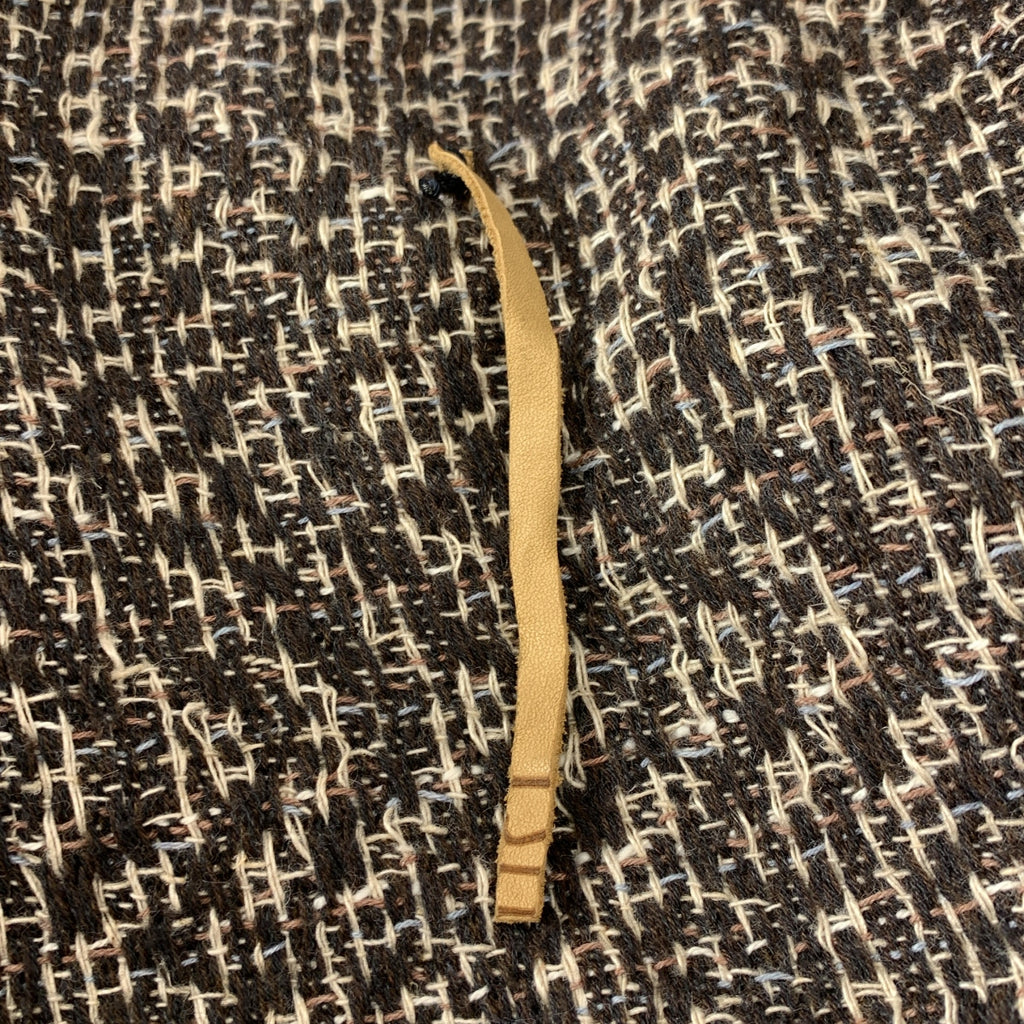 ISABELLA STEFANELLI / イザベラステファネリ | Virginia Coat hand woven ヴァージニア シルク混 手織り コート |