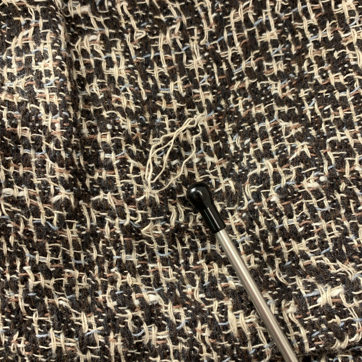 ISABELLA STEFANELLI / イザベラステファネリ | Virginia Coat hand woven ヴァージニア シルク混 手織り コート |