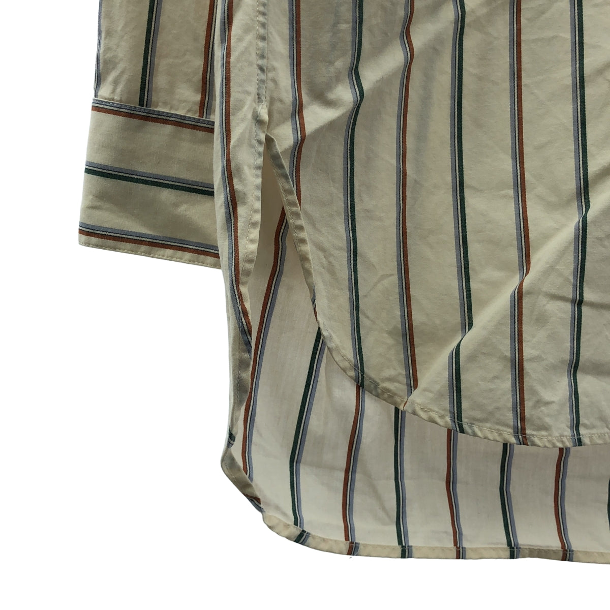 Cristaseya / クリスタセヤ | Mao Shirt / コットン ストライプ バンド