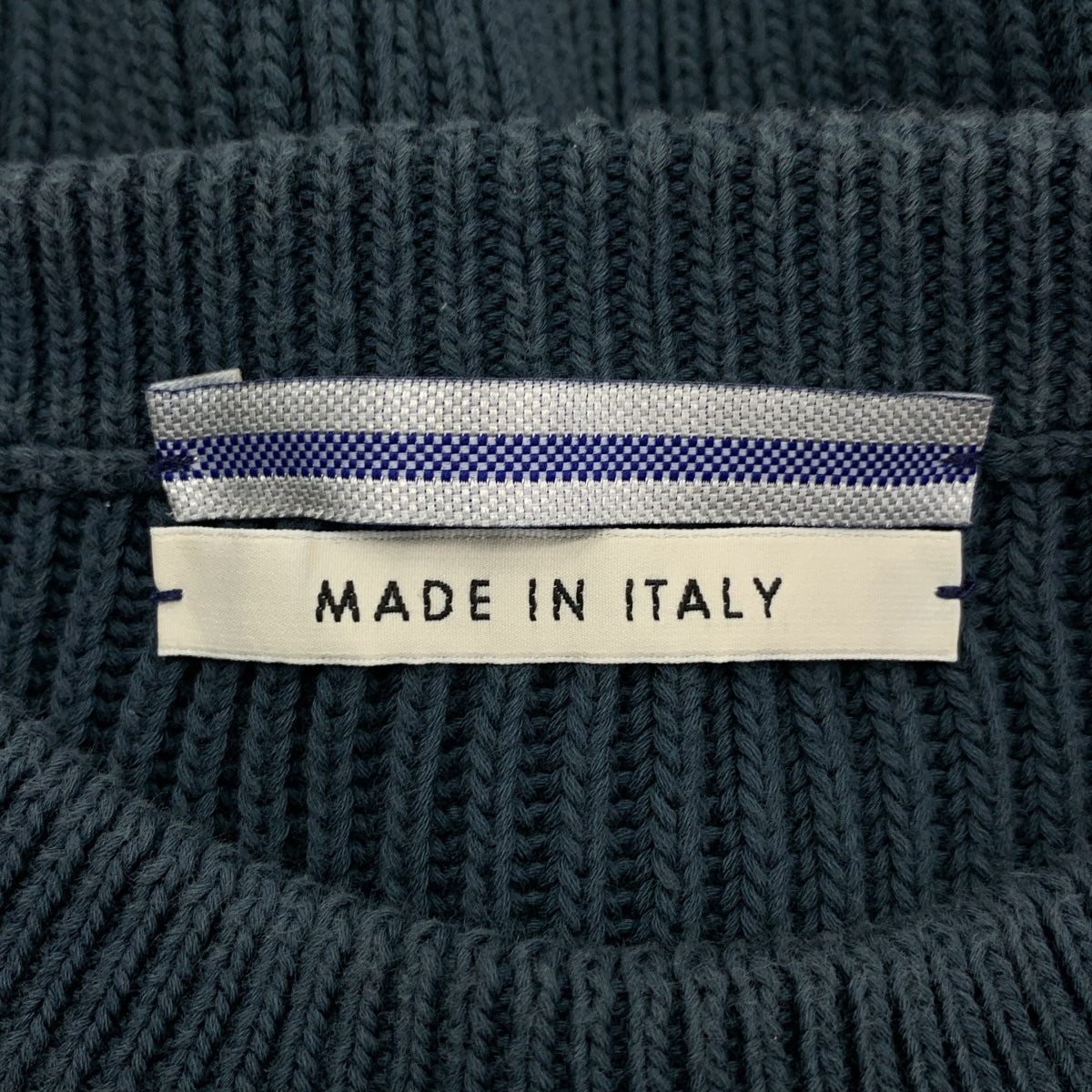 Cristaseya | 2023SS | 肘部皮革貼片棉質毛衣 | L碼 | 男款