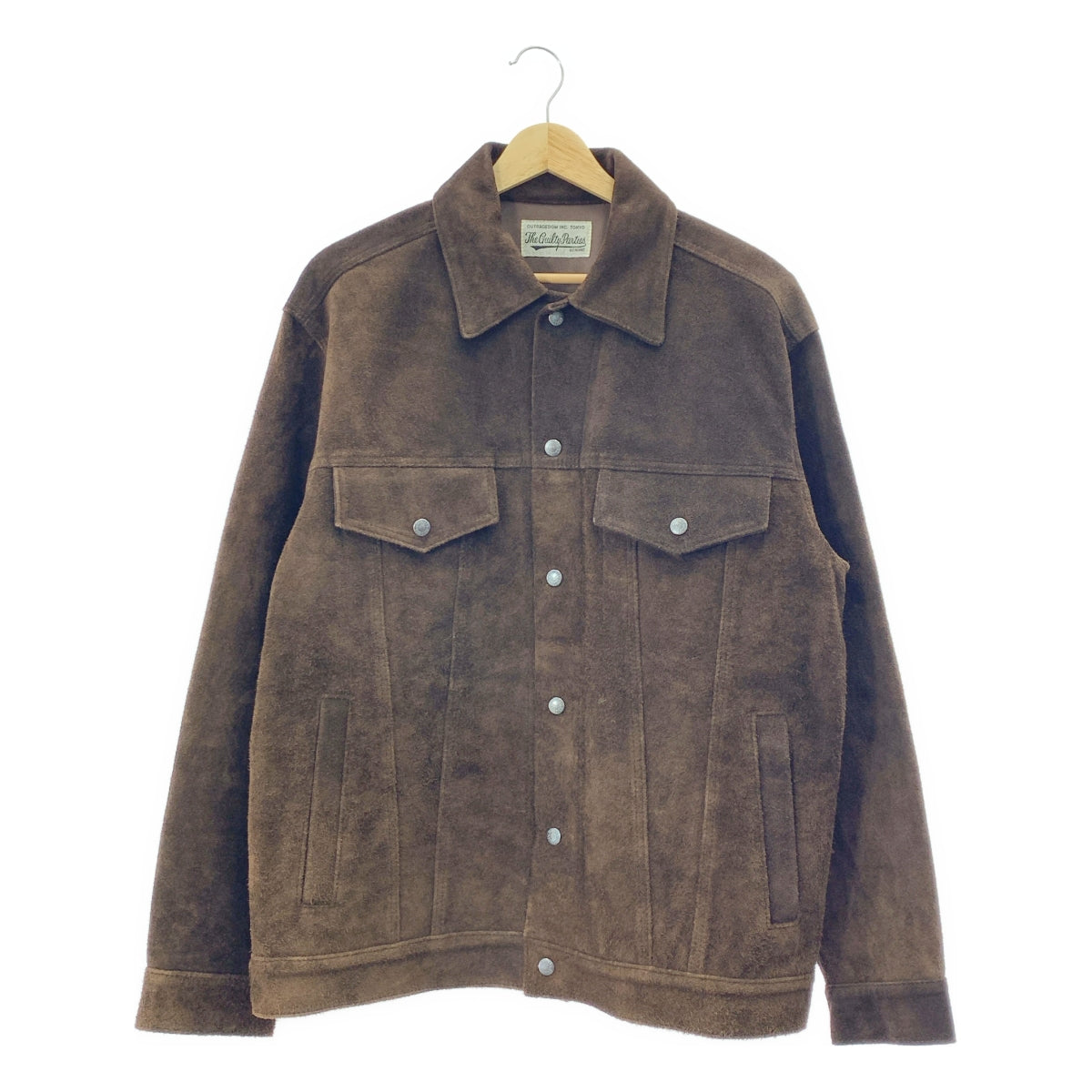 WACKO MARIA / ワコマリア | SUEDE LEATHER TRUCKER JACKET スエード レザー トラッカージャケット | M | メンズ
