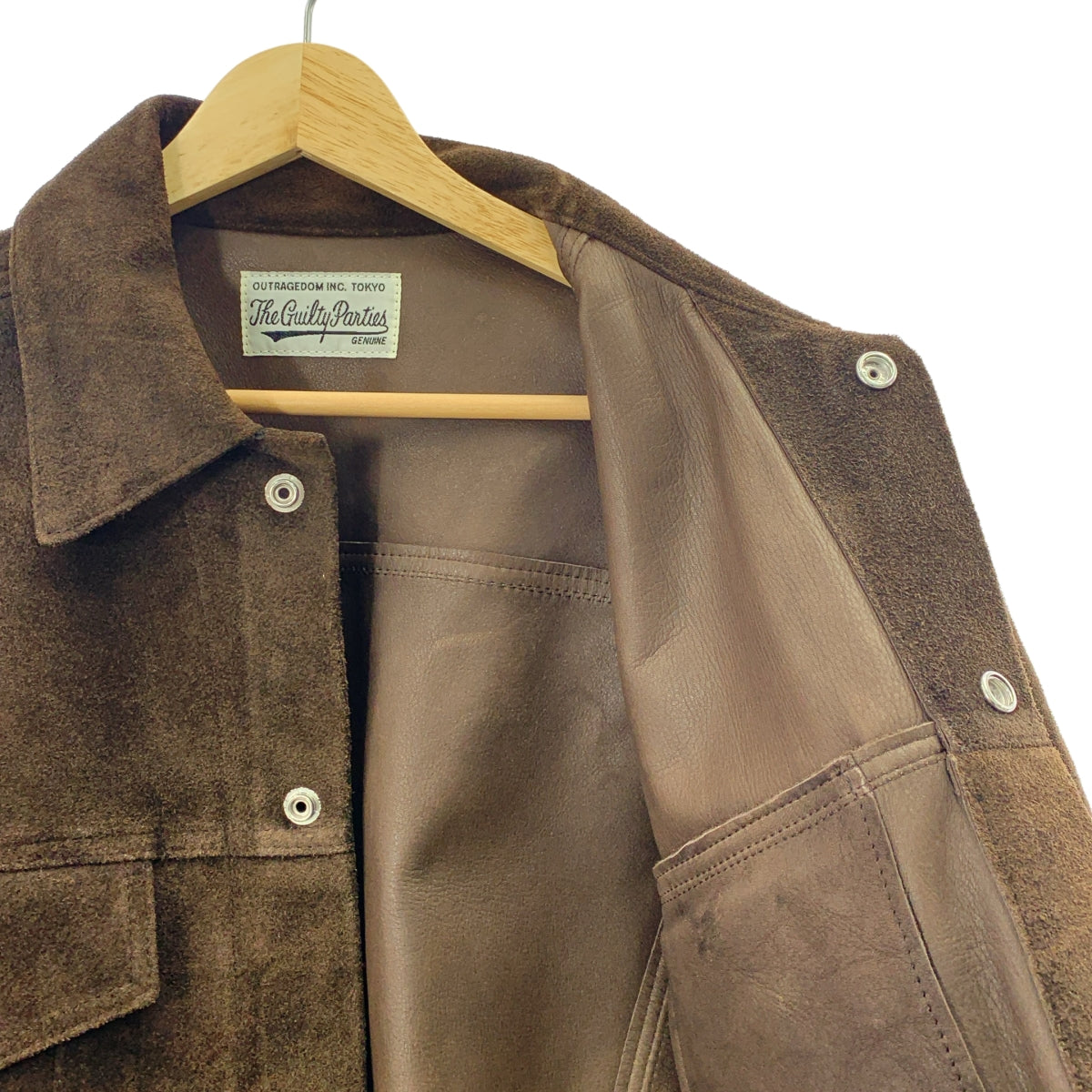 WACKO MARIA / ワコマリア | SUEDE LEATHER TRUCKER JACKET スエード レザー トラッカージャケット | M | メンズ