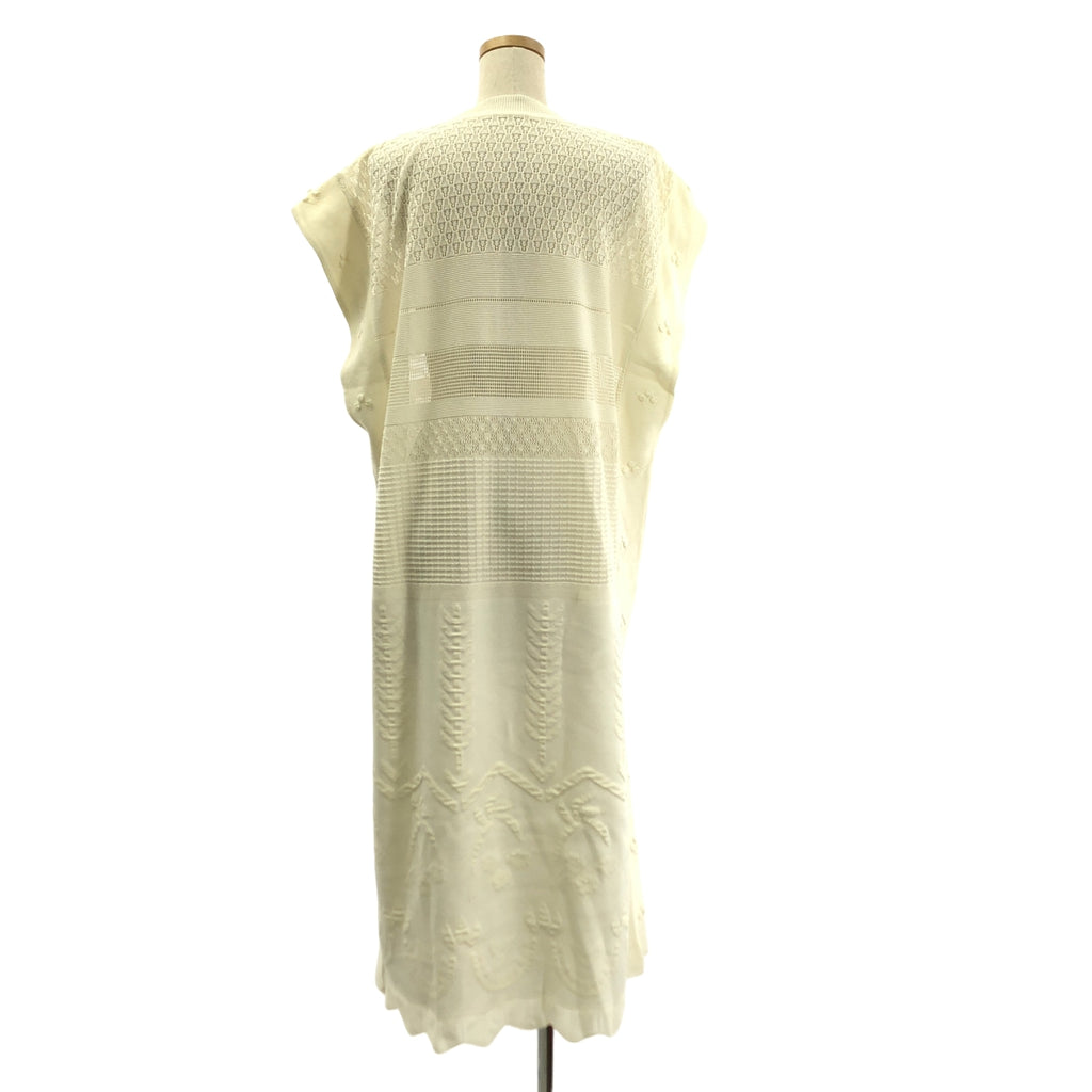 Mame Kurogouchi / マメクロゴウチ | Multi-Pattern Sleeveless Knitted Dress ノースリーブ ニット ワンピース | 2 | レディース