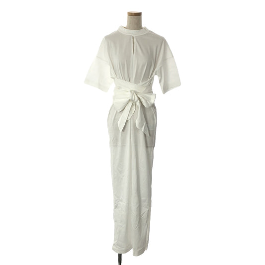 【新品】  Mame Kurogouchi / マメクロゴウチ | 2023AW | Suvin Cotton Jersey Dress ドレス ワンピース | 2 | WHITE | レディース