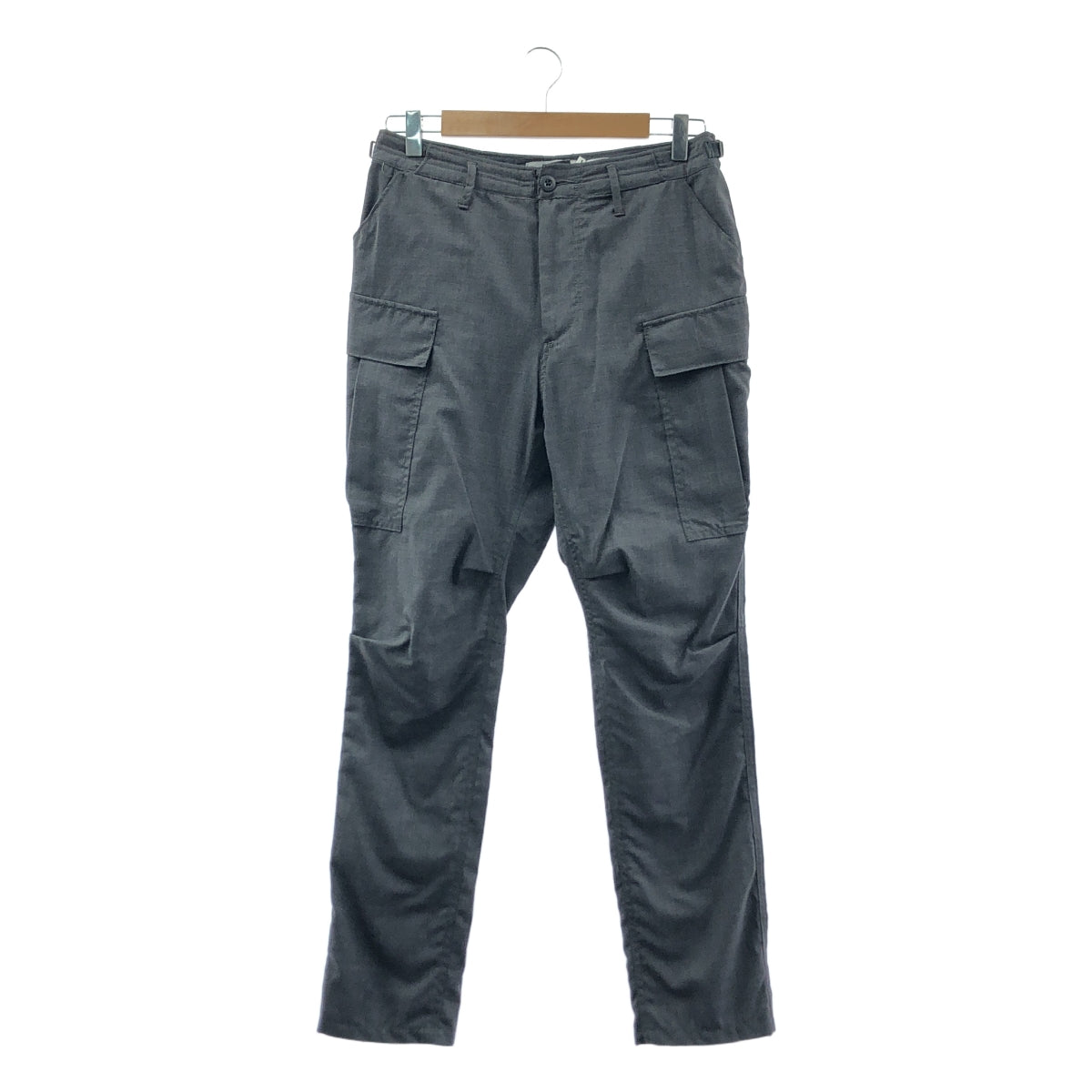 nonnative / 비 네이티브 | TROOPER TROUSERS RELAX FIT W/P TROPICAL STRETCH for Pilgrim Surf + Supply 트로피컬 릴렉스 피트 카고 팬츠 | 1 | 차콜 그레이 | 남성