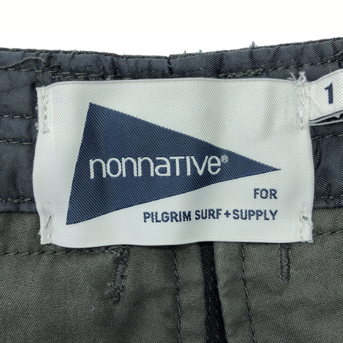 nonnative / nonnative | 休閒褲，熱帶彈性，適合 Pilgrim Surf + Supply 熱帶休閒工裝褲 | 1 | 炭灰色 | 男款