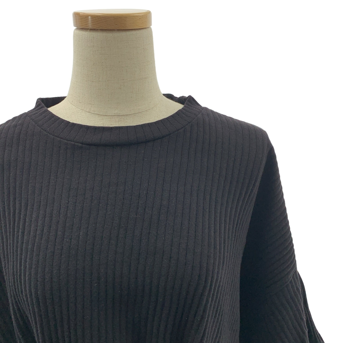 BASErange / ベースレンジ | SHAW ラップ リブ カットソー | S | レディース