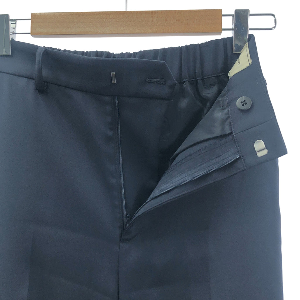 UNITED ARROWS / ユナイテッドアローズ | サテン サイドポケット カーゴパンツ | 34 | ネイビー | レディース