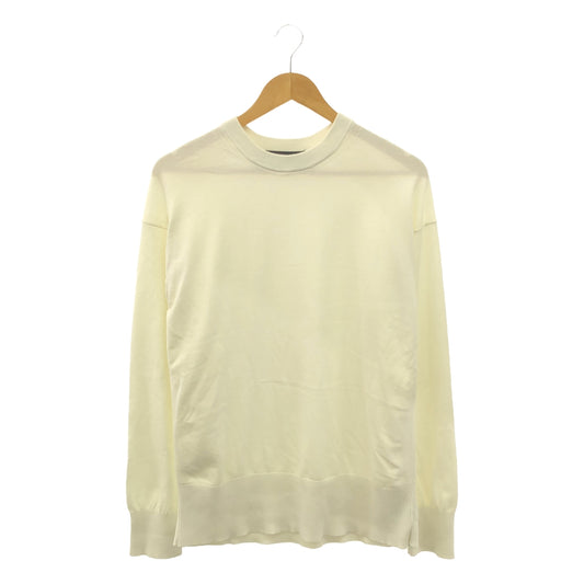 IHATOV | 2023SS | Cotton pullover long sleeve knit | S | Ivory | Men's