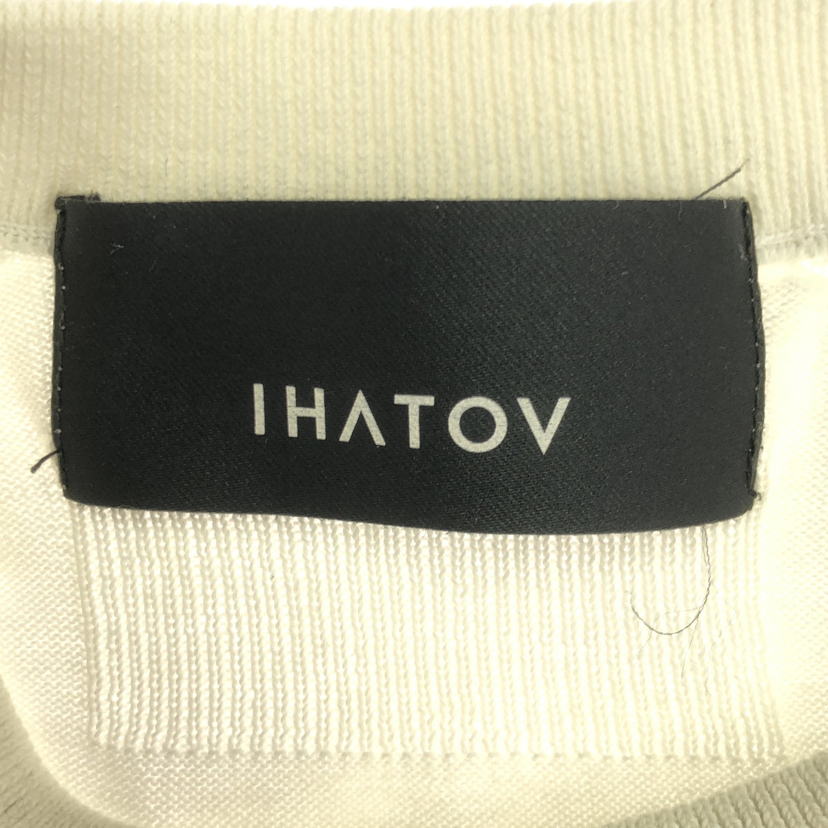 IHATOV | 2023SS | Cotton pullover long sleeve knit | S | Men's