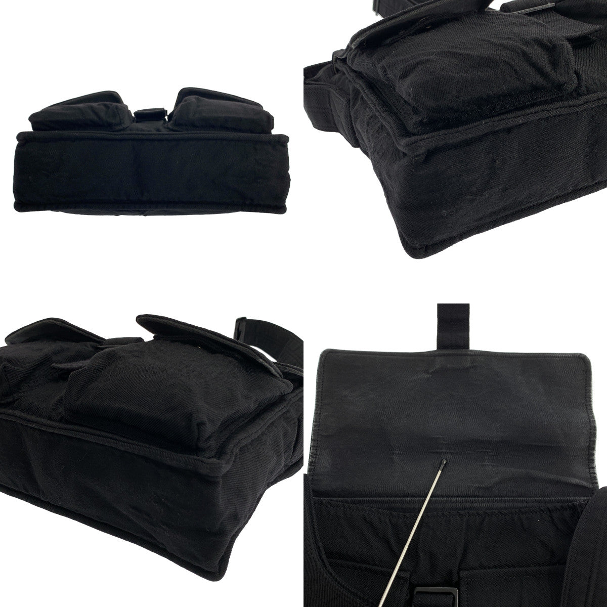 tricot COMME des GARCONS / トリココムデギャルソン | ウール ツイル メッセンジャーバッグ |