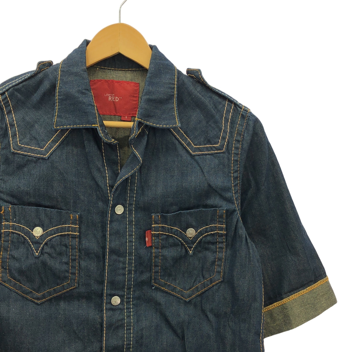 Levi's red | Roll-up denim shirt | S | Men's