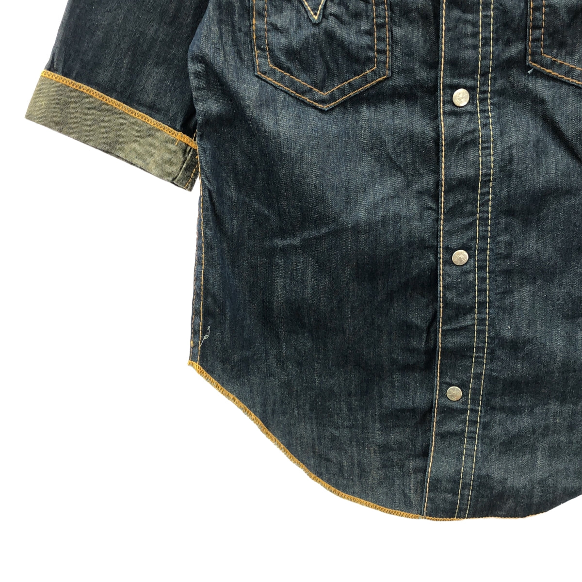 Levi's red | Roll-up denim shirt | S | Men's