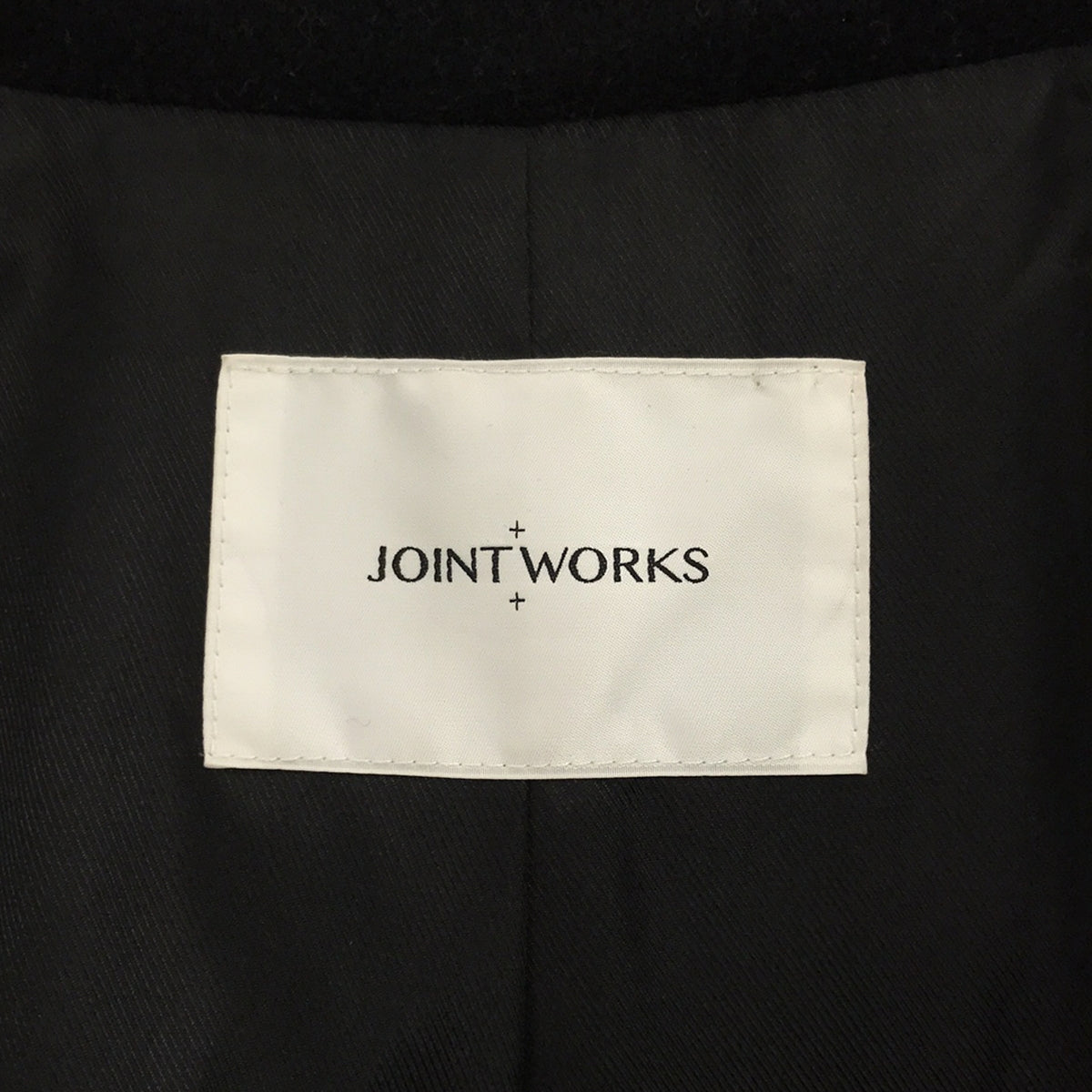 JOINT WORKS / 조인트 워크 | 울 더블 롱 코트 / 총 안감 | S | 블랙 | 여성