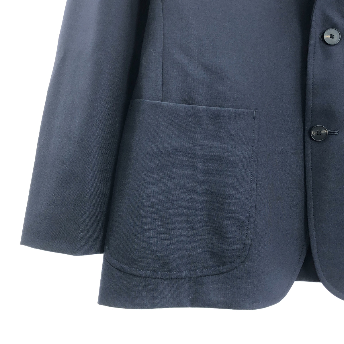 LOEFF / 로에프 | 2B 싱글 브레스트 테일러드 재킷 | 0 | 네이비 | 여성