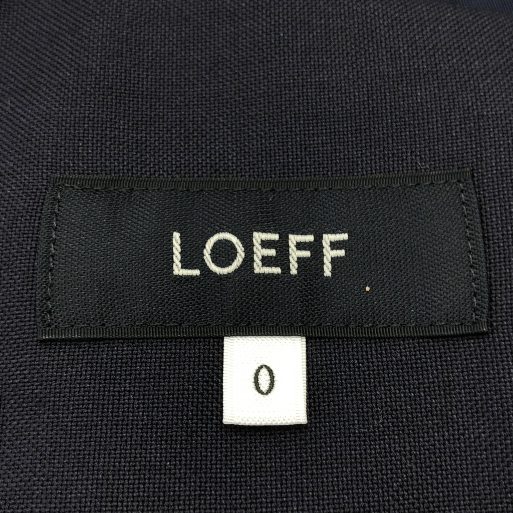 LOEFF / ロエフ | 2B シングルブレスト テーラードジャケット | 0 | レディース